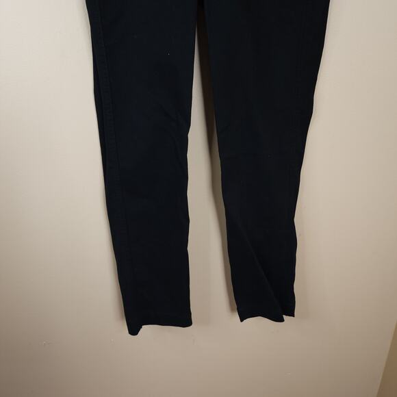 J.CREW High-rise girlfriend chino pant in Black Size 00 - Picture 3 of 10